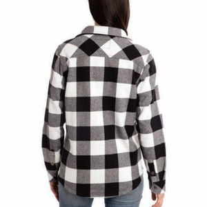 Orvis Tops - Orvis Ladies' Fleece Lined Shirt Jacket - Black/Wh Orvis Tops - Orvis Ladies' Fleece Lined Shirt Jacket - Black/Wh